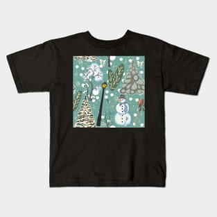 Snowman Kids T-Shirt